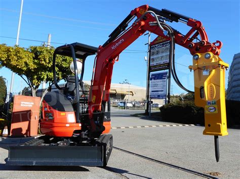 mini digger rock breaker|rock breaker for mini excavator.